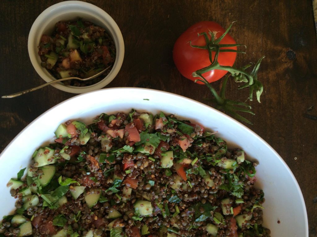 Quinoa and Lentil Tabbouleh